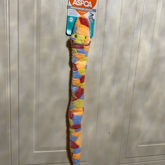 ASPCA Multicolor & - Squeakers Snake 🐍 Dog Toy 24” - Picture 4 of 5